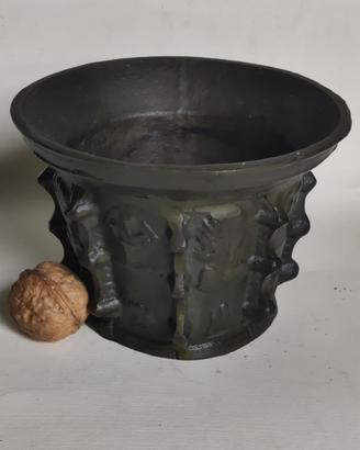 antico mortaio bronzo