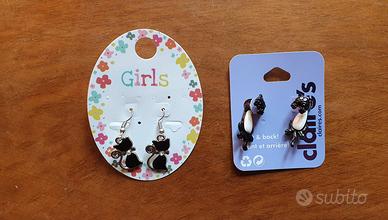 Orecchini Gatto Claire’s e Girls