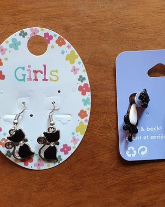 Orecchini Gatto Claire’s e Girls