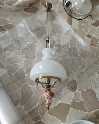 Lampadario a sospensione vintage