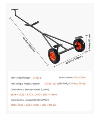 carrello sup, canoa, kayak, barca, gommone 