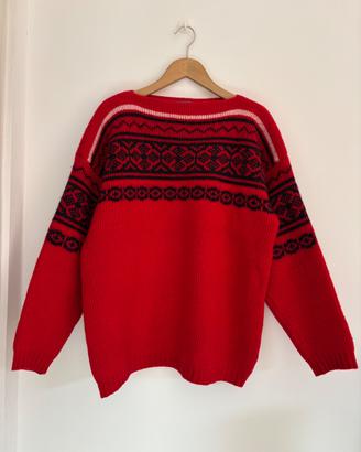 ❤️ Magnifico maglione vintage in pura lana Shetlan