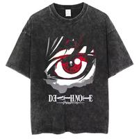 Maglietta Oversize con Stampa Anime Death Note