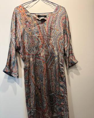 Vestito chemisier in seta Zara