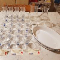 Bicchieri Invernizzi anni ’80 Lotto di 28