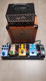 pedaliera + testata valvolare + cassa orange