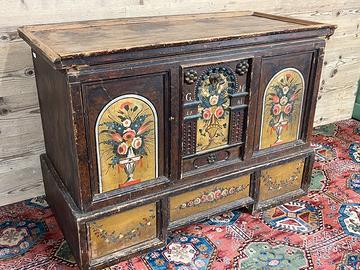 Cassa dipinta tirolese austriaca