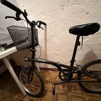 Bici pieghevole fold 100 Nera