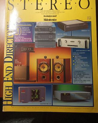 rivista HI-FI STEREO ANNUARIO 1995 HIGH END DIREC