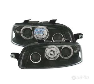 FARI PER FIAT PUNTO 99-03 ANGEL EYES FONDO NERO