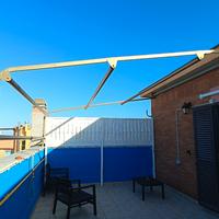 struttura alluminio per tende balcone/giardino 