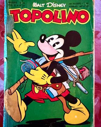 Topolino N. 12 Originale 1950 Prima Edizione