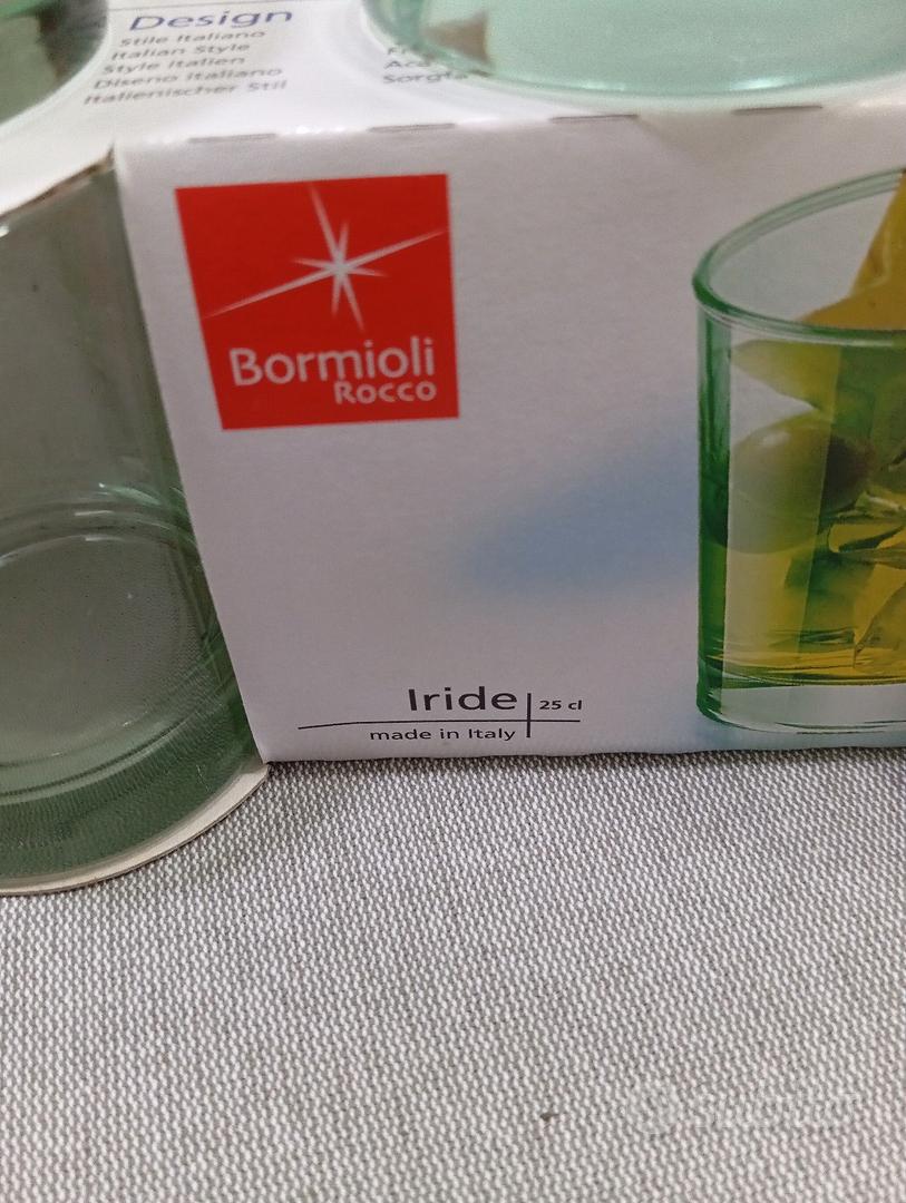 Bormioli set 6 bicchieri acqua Iride 25 cl