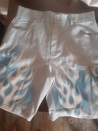 Pantaloncini  cargo mod frenzy fiamma bianca tg L
