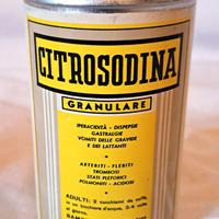 Barattolo di  latta vuoto  CITROSODINA  anni 70