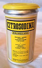 Barattolo di  latta vuoto  CITROSODINA  anni 70