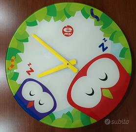 Orologio da parete in vetro E-MY - Design Gufi