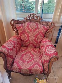 Poltrona stile barocco