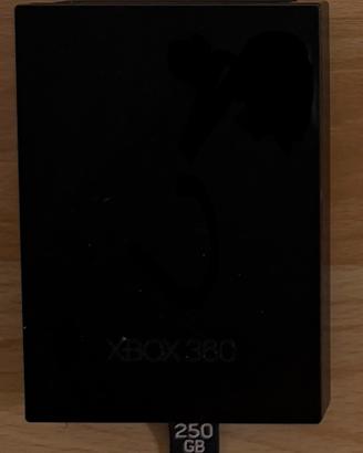 HDD 250GB Originale per XBOX360 Slim formattato.