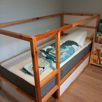 Letto IKEA Kura Montessori+ materasso + biancheria