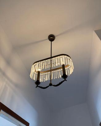 Lampadario moderno con cristalli – elegante e lumi