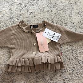 Lupetto a costine bambina "monnalisa bebè"