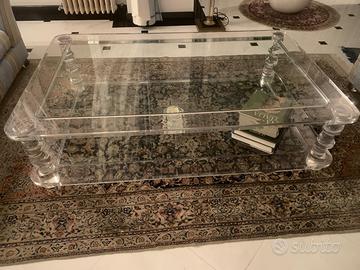 tavolino vetro plexiglass