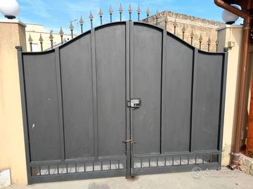 cancello in ferro zincato 