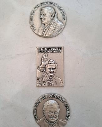 medaglie commemorative Papa Benedetto XVI