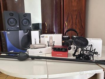 Set Completo da Studio di Registrazione