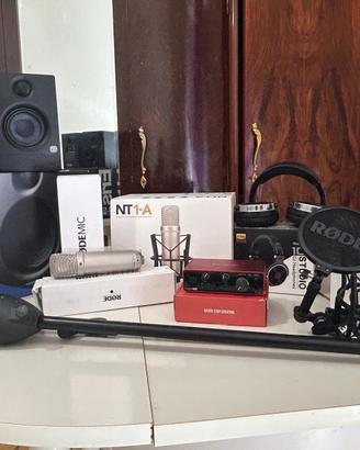 Set Completo da Studio di Registrazione