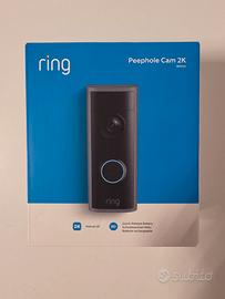 Ring Peephole Cam 2K - Spioncino Digitale Smart