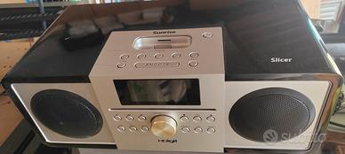vecchia radio con CD e DAB  anche ipod