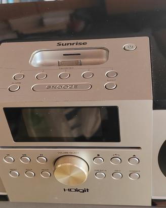 vecchia radio con CD e DAB  anche ipod