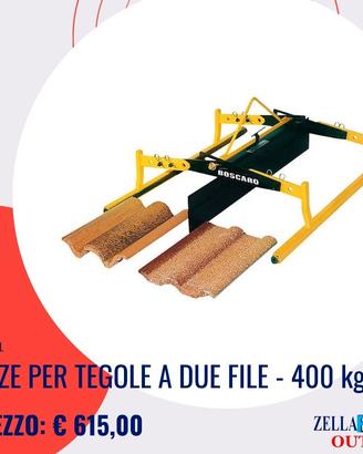 PINZA PER TEGOLE A DUE FILE