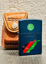 Zippo personaliz.ISAF Afghanistan completo.