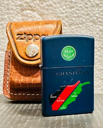 Zippo personaliz.ISAF Afghanistan completo.