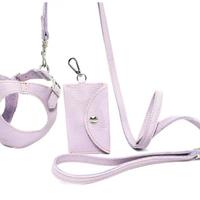 Pettorina e guinzaglio con porta sacchetti 