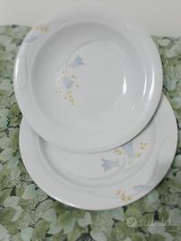 12 piatti di porcellana vintage 