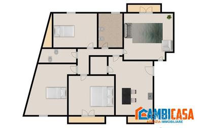 Pioppo/Via San Giuseppe - Rifinito 5 Vani