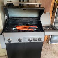 Barbeque a gas per giardino