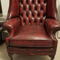Poltrona Chesterfield wingback