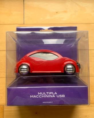 HUB USB multiporta per PC e Mac Macchina Rossa