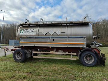 Vendita rimorchio per trasporto rifiuti