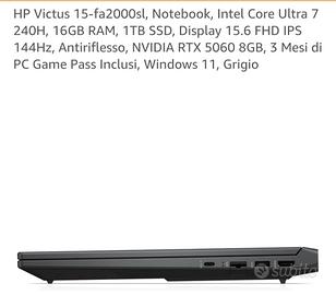 notebook hp victus 