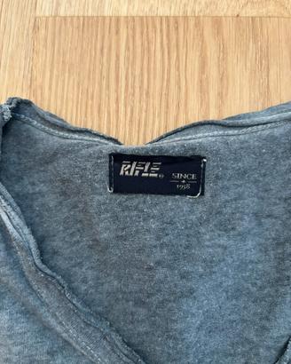 Maglietta t-shirt blu rifle taglia s