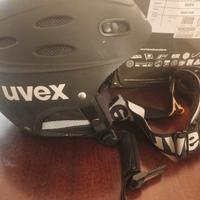 casco uvex più maschera