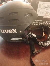 casco uvex più maschera