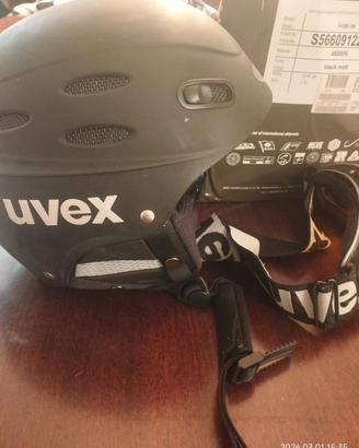 casco uvex più maschera