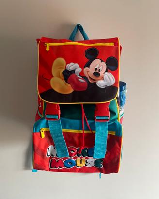 Zaino + ombrello Topolino scuola nuovo